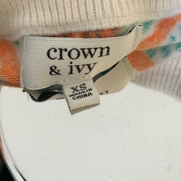 Crown and Ivy colorful cardigan XS - Picture 5 of 6